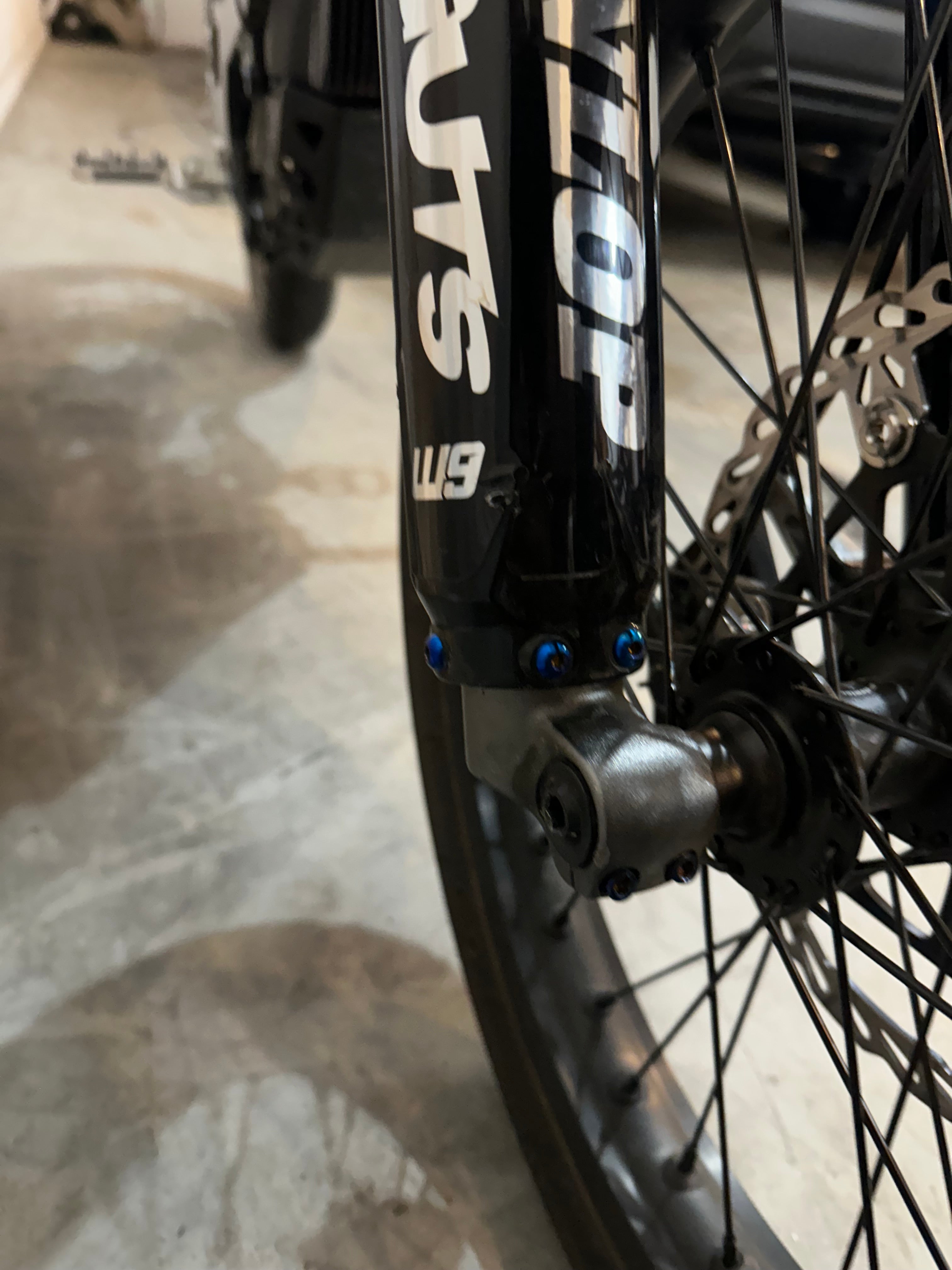 Surron LBX/UB fork guard Titanium Bolts